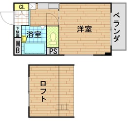 フラワービルの物件間取画像